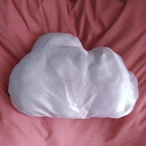 (2/$20)  Cloud Shaped Kawaii Pillow Size LARGE WHITE